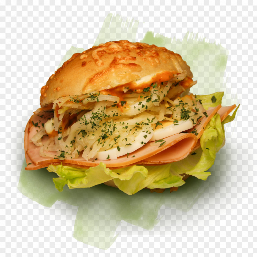 Ham Breakfast Sandwich And Cheese Fast Food PNG