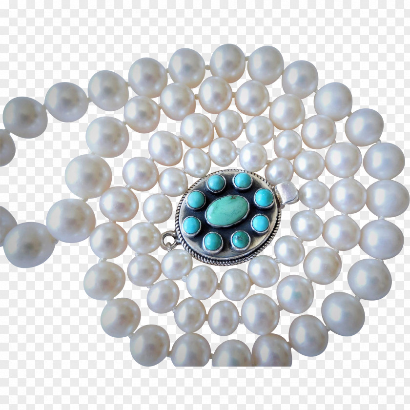 Necklace Turquoise Bead Jewellery Pearl PNG
