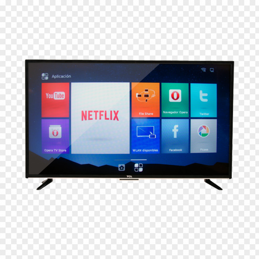 Tv Smart TV LED-backlit LCD TCL Corporation High-definition Television PNG