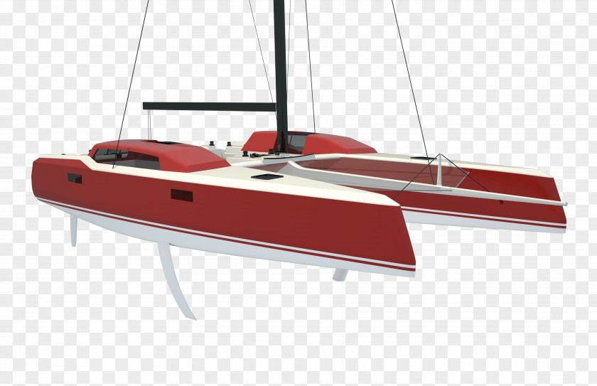 Yacht Scow 08854 Keelboat PNG