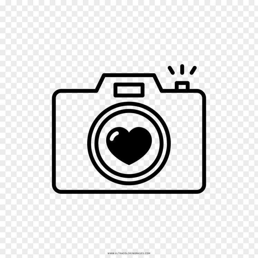 Camera Drawing Photography Coloring Book PNG