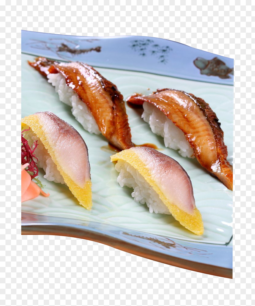 Fight Yellow Eel Sushi West Dace California Roll Unagi Sashimi PNG