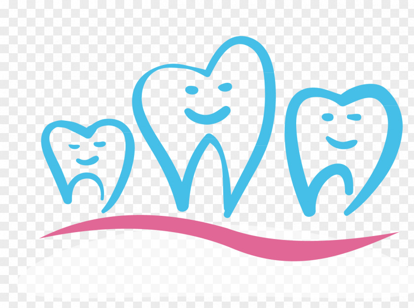 Happy Teeth Tooth Dentistry Euclidean Vector Illustration PNG