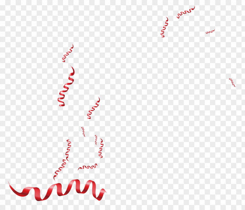 Red Spiral Ribbon Computer File PNG