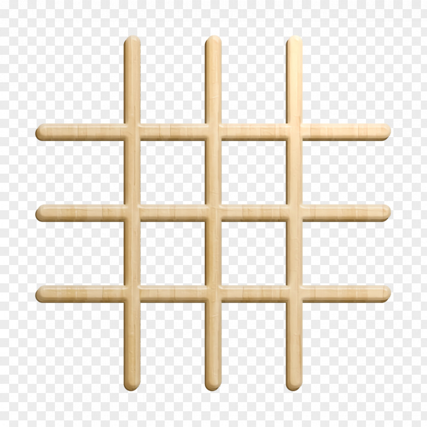 Table Beige Grid Icon Lines Streamline PNG