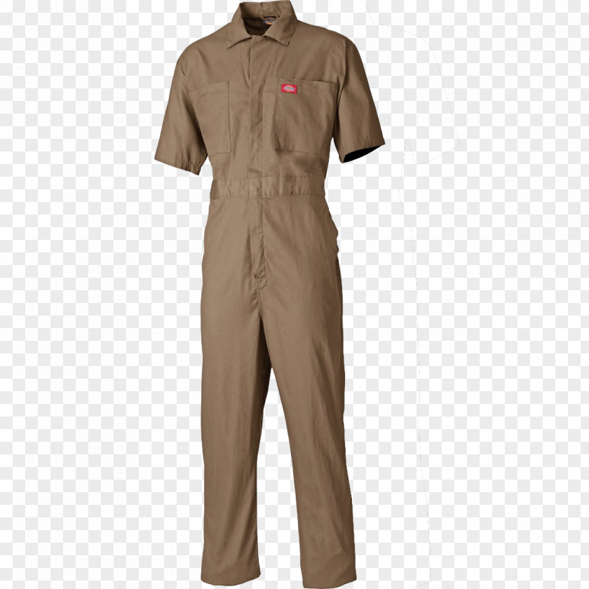 Zipper Overall Slip Sleeve Workwear Boilersuit PNG