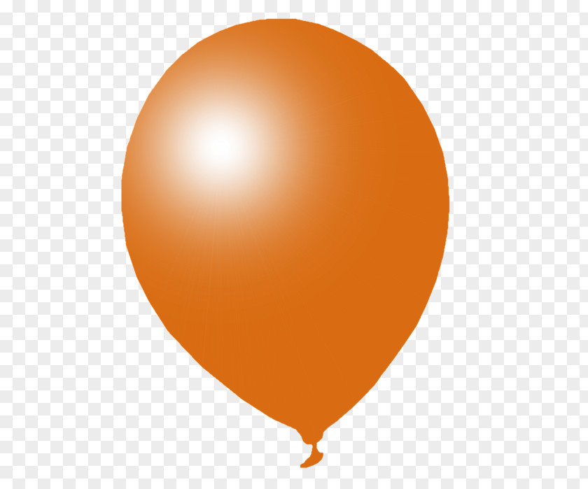 Bubbles Ribbon Balloon Orange S.A. PNG