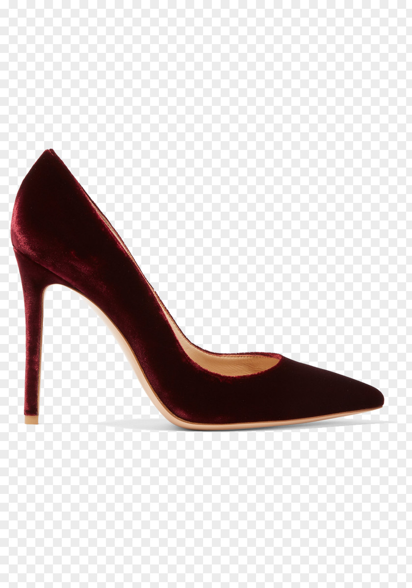Court Shoe High-heeled Suede Designer PNG