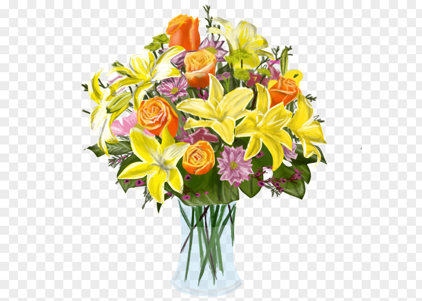 Flower Bouquet Delivery Floristry Cut Flowers PNG
