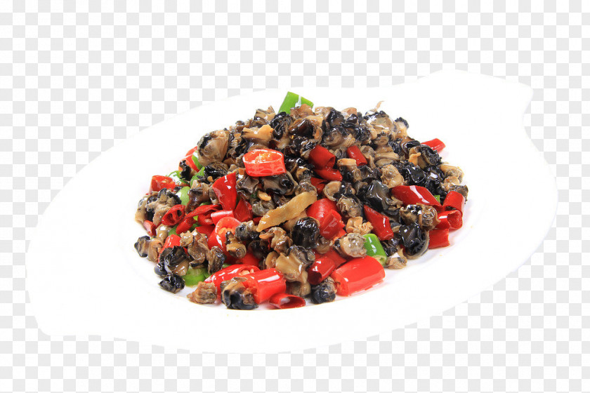 Red Pepper Fried River Snail Chili Con Carne Viviparidae Meat Capsicum Annuum Stir Frying PNG