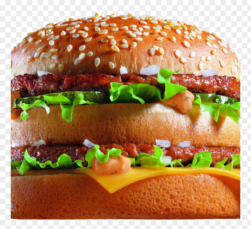 Big Mac Hamburger McDonald's Veggie Burger Fast Food PNG