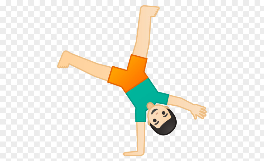 Emoji Cartwheel Emojipedia Gymnastics Handstand PNG