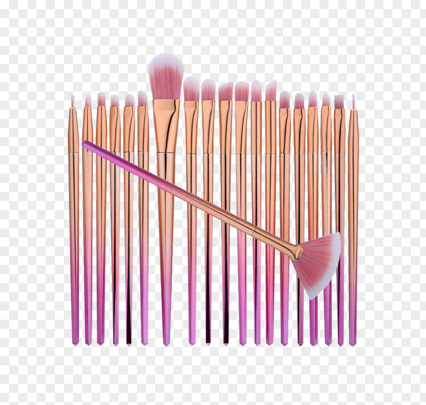 Pink Brush Makeup Cosmetics Eye Liner Shadow PNG