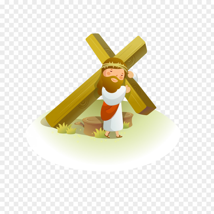 Vector Jesus Resurrected With The Cross Crown Of Thorns Christianity Clip Art PNG