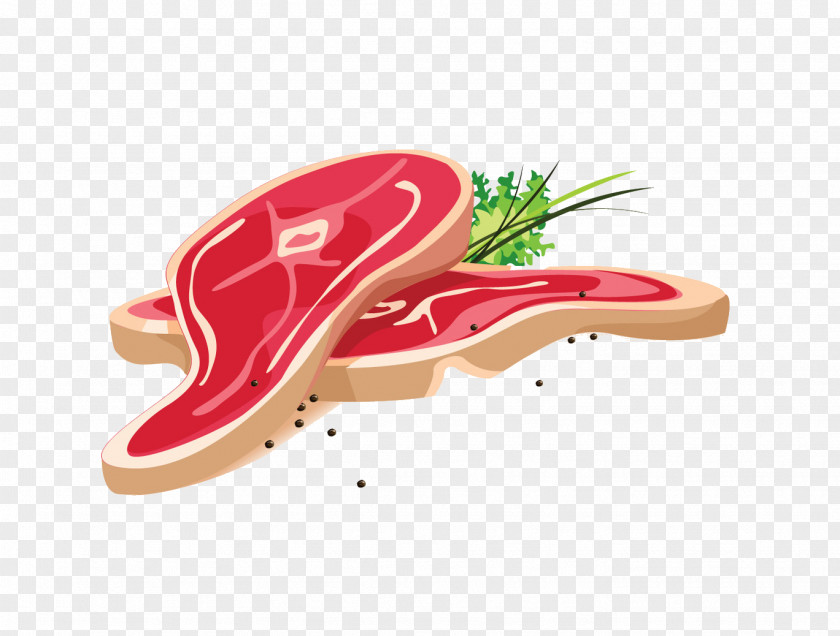Ham Sausage Steak Meat PNG