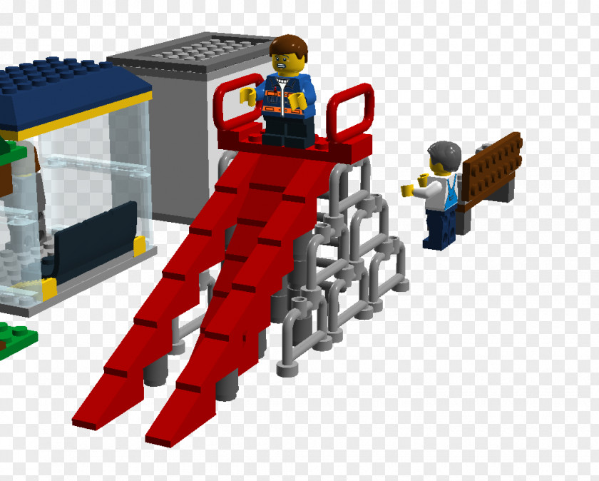 Lego City Bus Stop Ideas Pizza Toy Block PNG