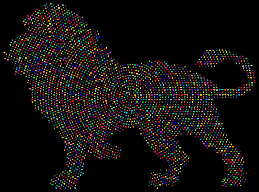 Lion Background Cliparts Color Black Clip Art PNG