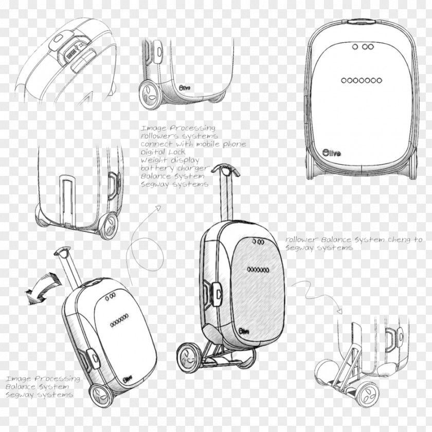 Suitcase Baggage Travel Backpack Trolley Case PNG