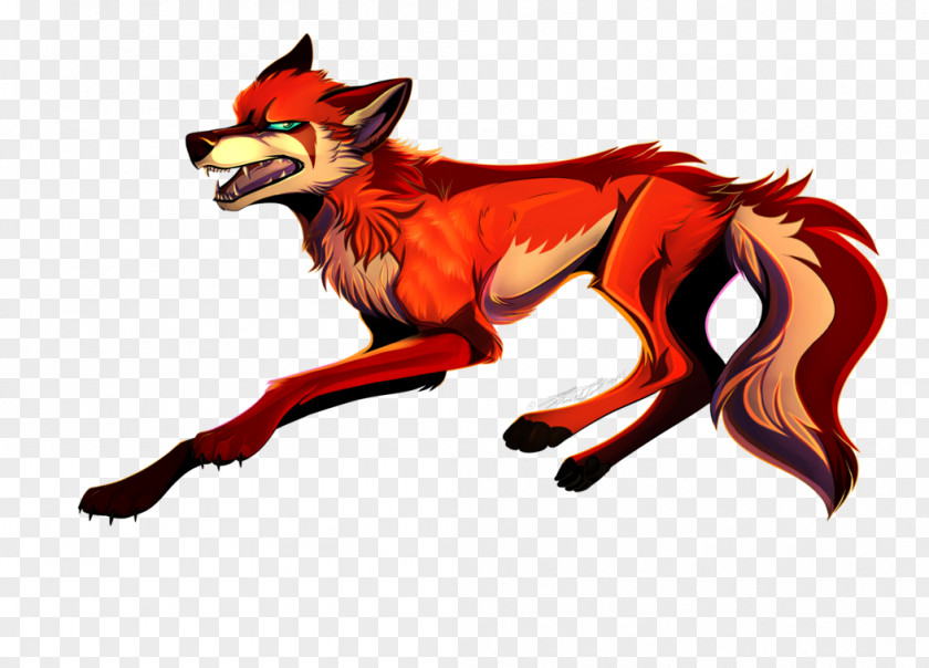 Dynamic Fashion Color Shading Background Red Fox Drawing Art YouTube PNG