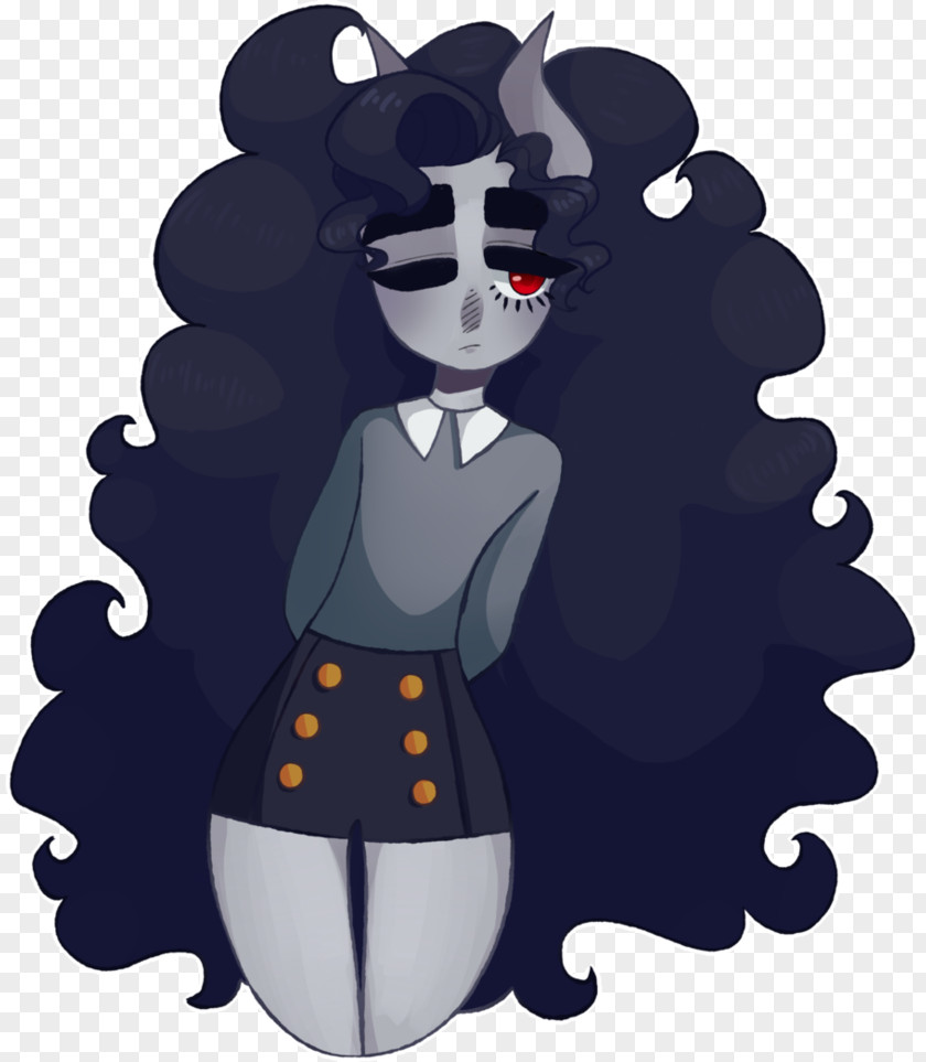 Idabel Black Hair Character Clip Art PNG
