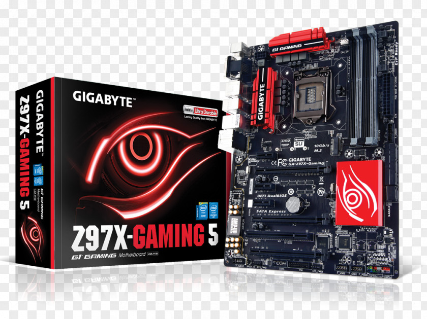 Intel LGA 1150 ATX Motherboard Gigabyte Technology PNG