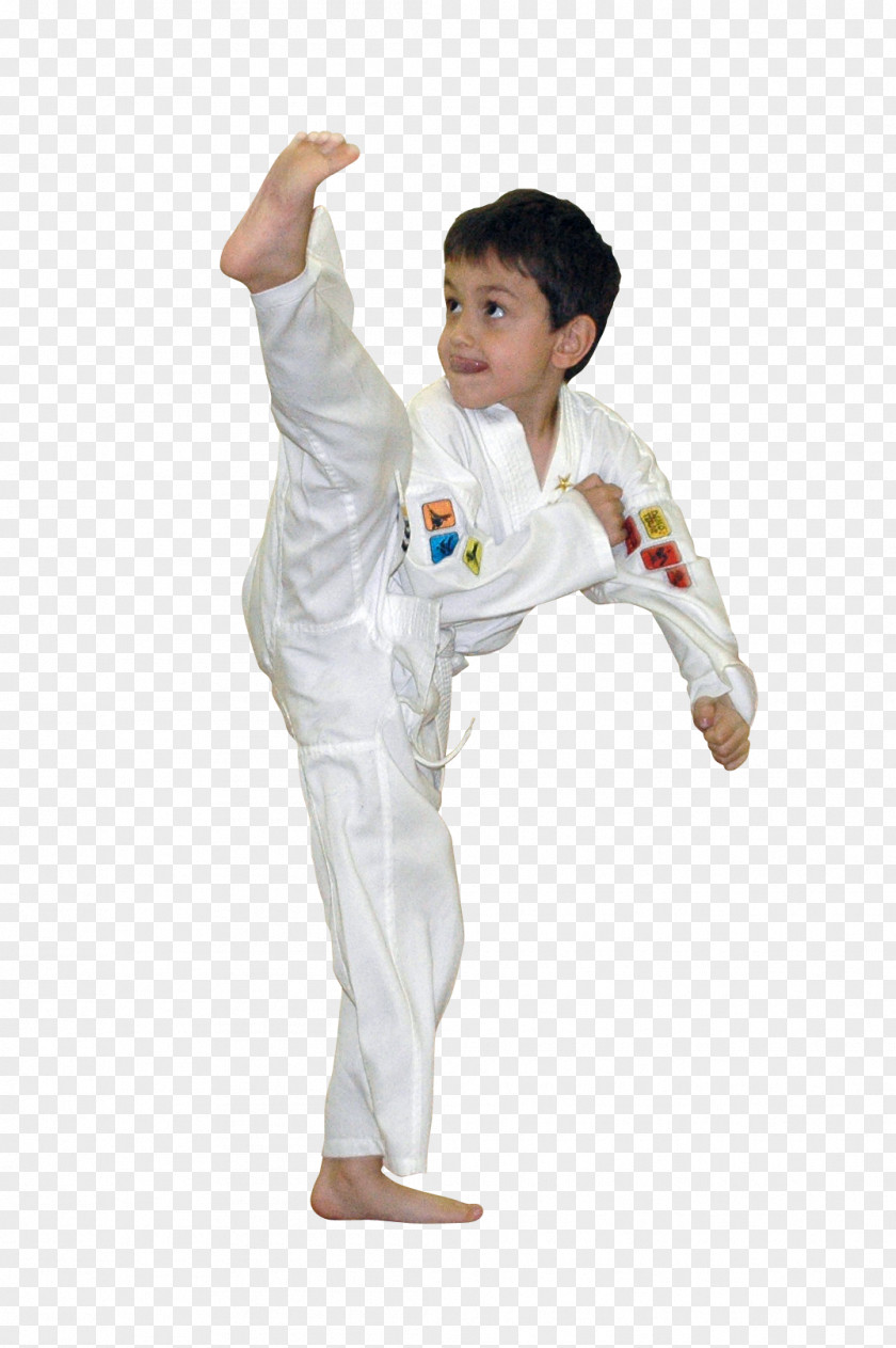 Karate Martial Arts Child Flying Kick PNG