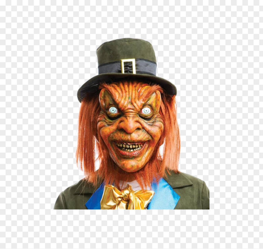 Mask Leprechaun Goblin Don Post Halloween Costume PNG