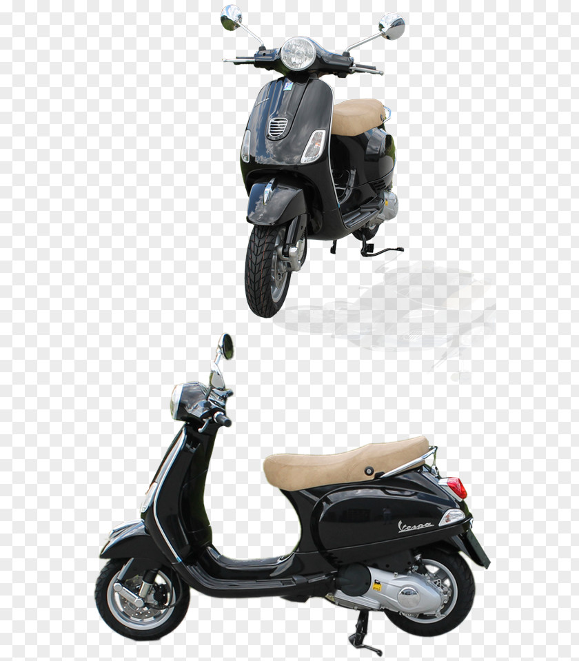 Vespa Motor Motorcycle Accessories Motorized Scooter PNG