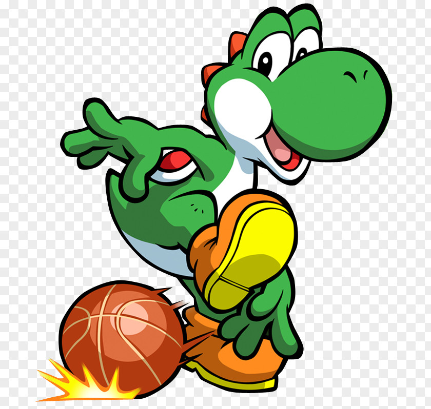 Angal Flyer Yoshi's Island DS Mario Hoops 3-on-3 Sports Mix PNG