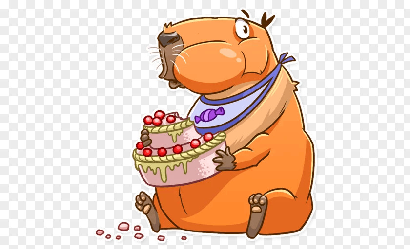 Capybara Sticker Telegram Clip Art Messaging Apps PNG