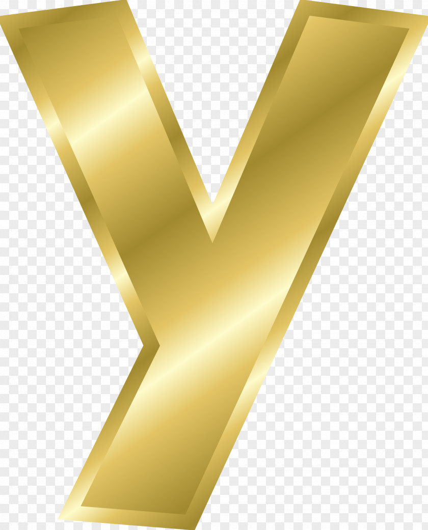 Gold Letters Letter Case Alphabet Y Clip Art PNG