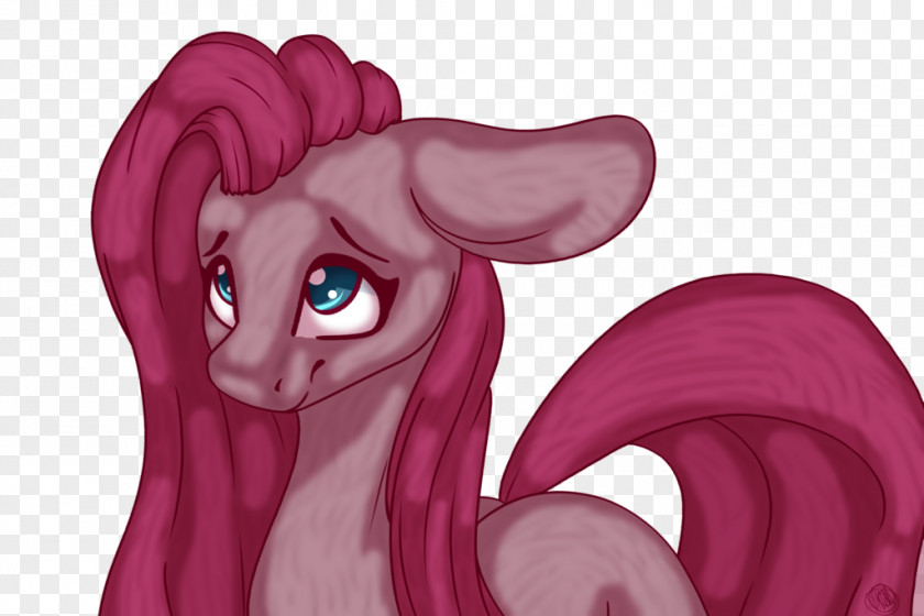 Horse Ear Pink M Figurine PNG