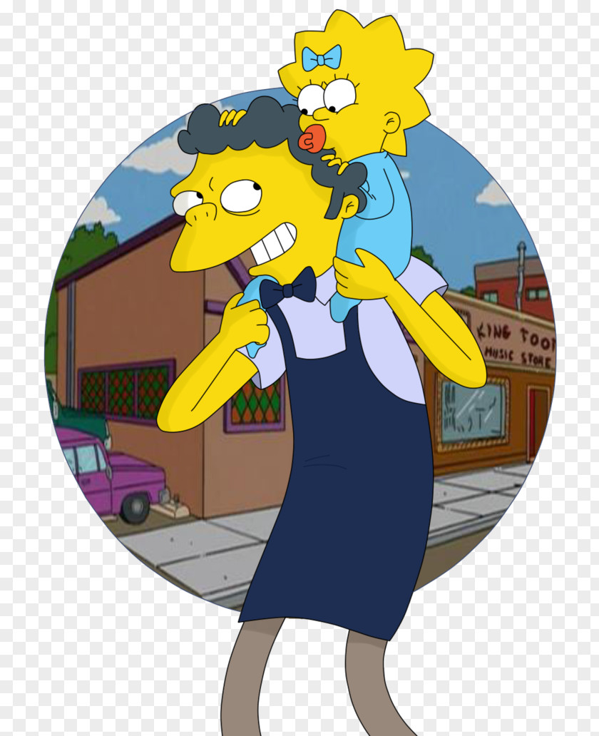 Moe Simpson Szyslak Maggie Barney Gumble Marge Lisa PNG
