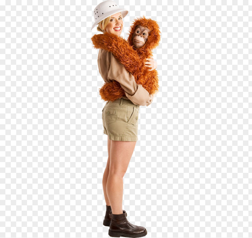 Orangutan Costume Party Puppet Halloween PNG