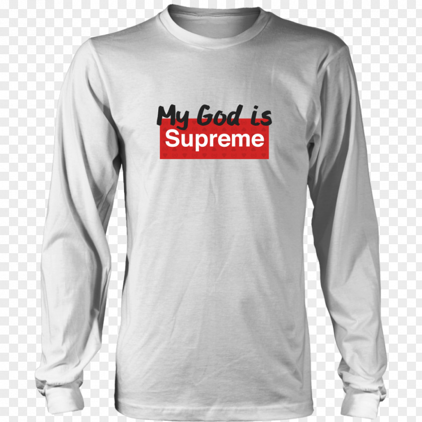Supreme Long-sleeved T-shirt Hoodie PNG