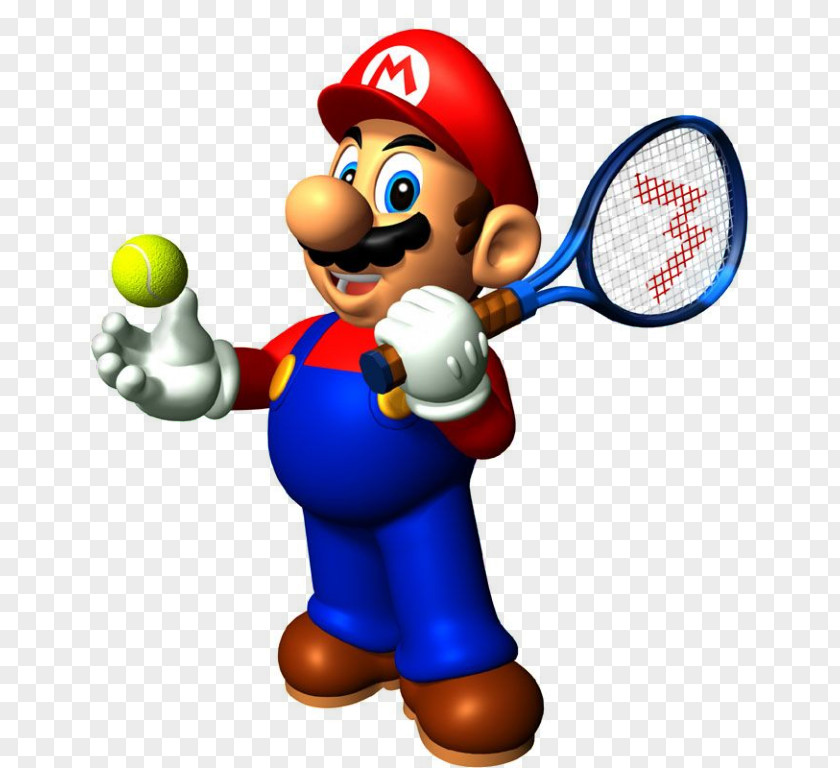 Tennis Mario Super Nintendo Entertainment System 64 PNG