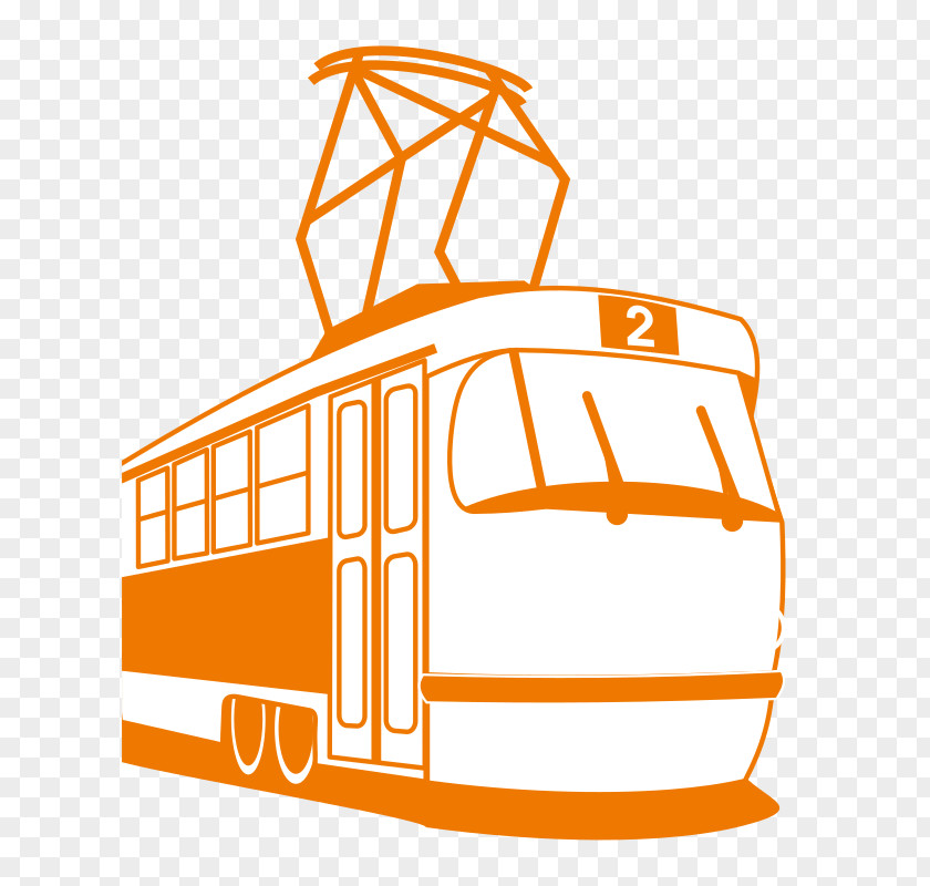 Tram Rail Transport Train Clip Art PNG