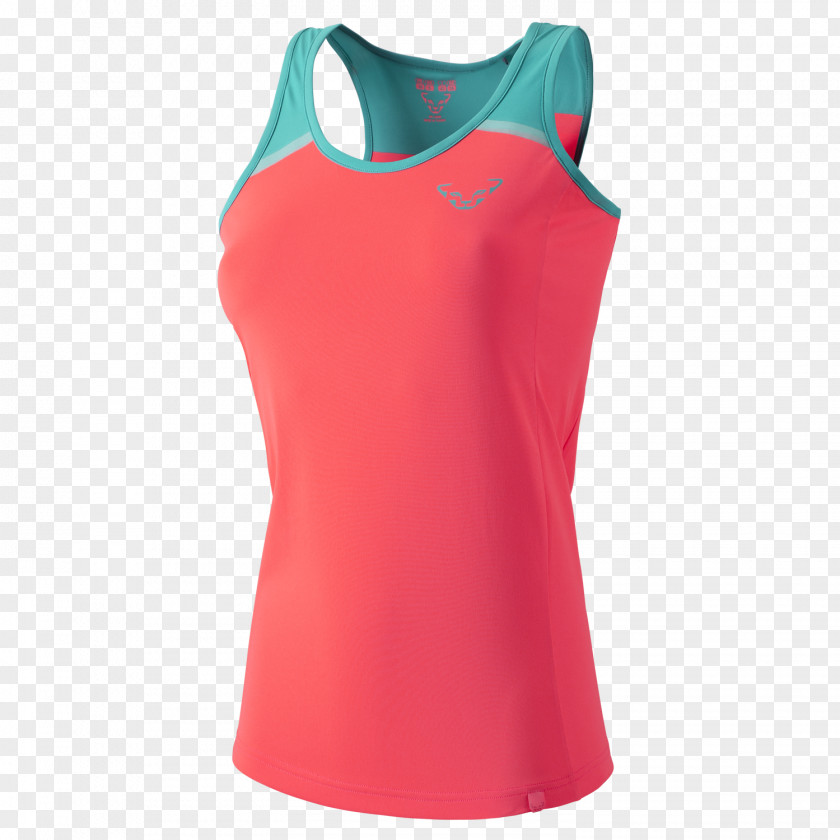 Coral Clothes For Women T-shirt Clothing Salewa Puez Melange Dry Sleeveless Shirt PNG