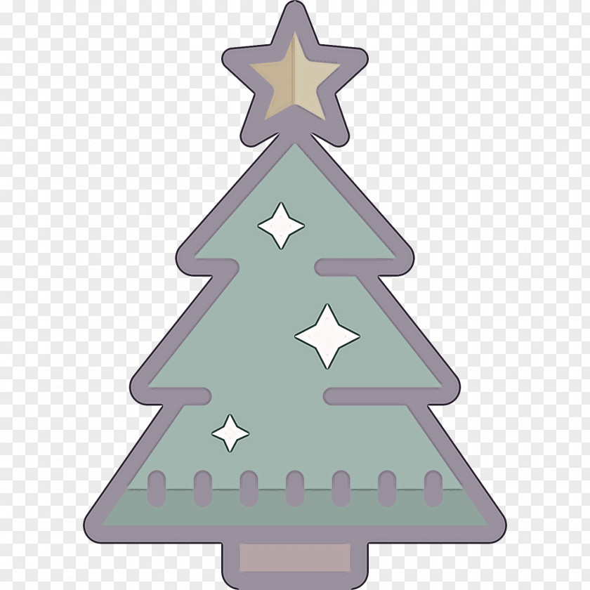 Evergreen Fir Christmas Tree PNG