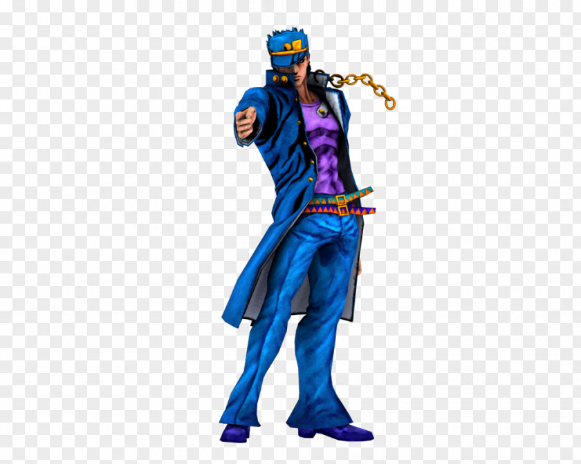 Jotaro Kujo Costume Character Fiction Electric Blue PNG