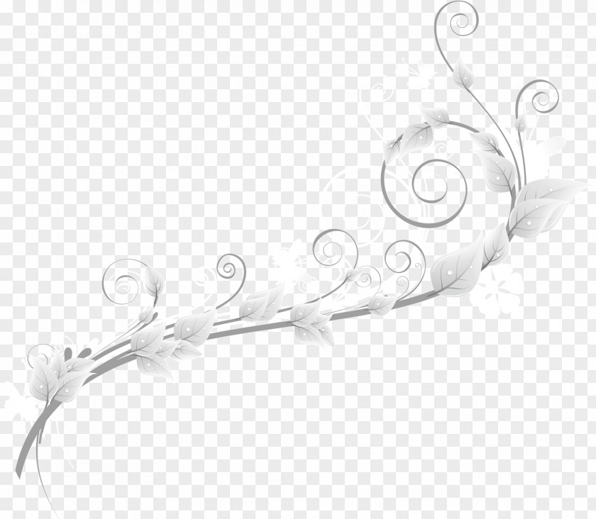 Silver Flower Ornamentation PNG flower ornamentation clipart PNG