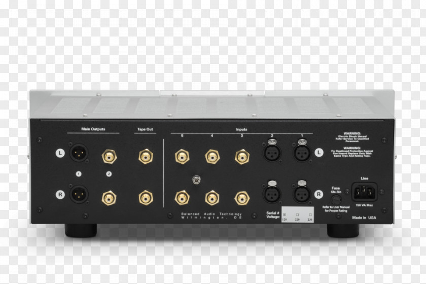 Balanced Audio Electronics Signal Line Preamplifier PNG