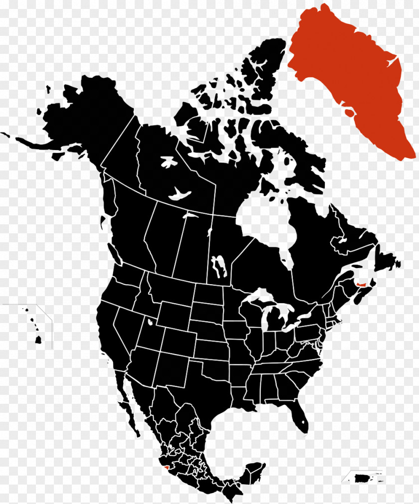 Canada United States Vector Map World PNG