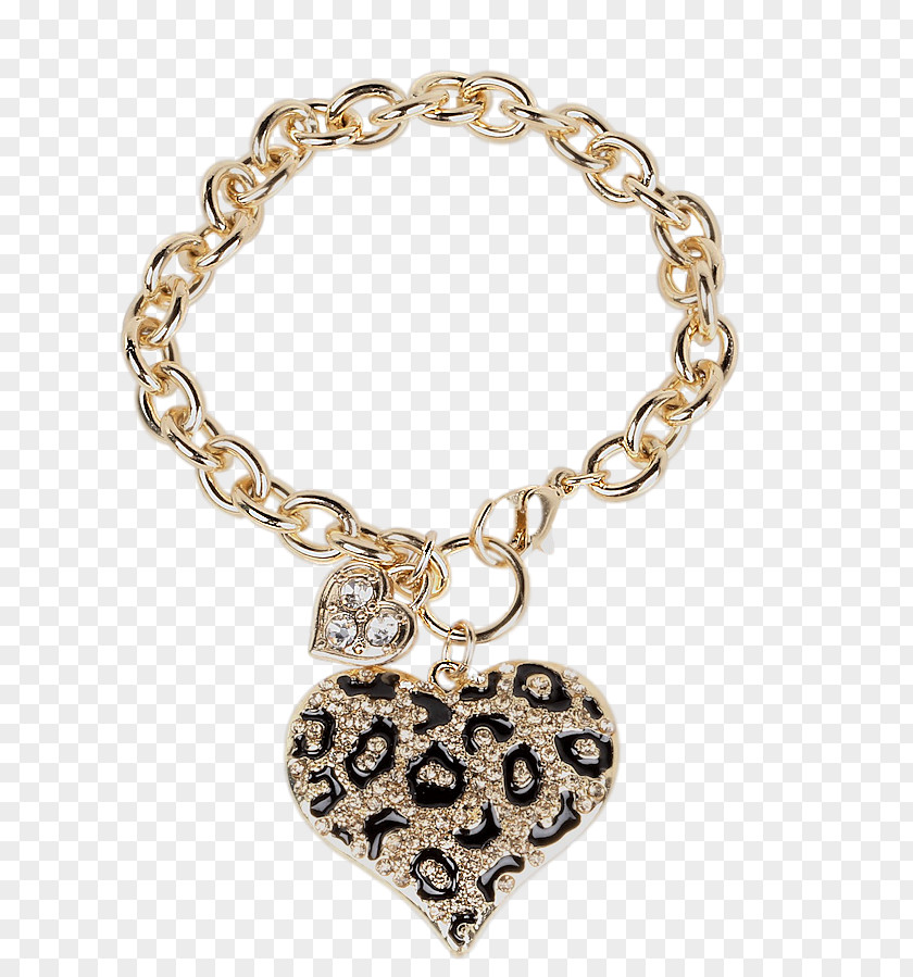 Leopard Locket Animal Print Bracelet Necklace PNG