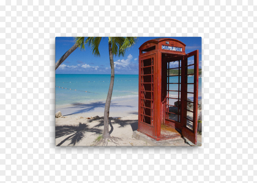 London Phone Booth Dickenson Bay Red Telephone Box Beach United Kingdom PNG