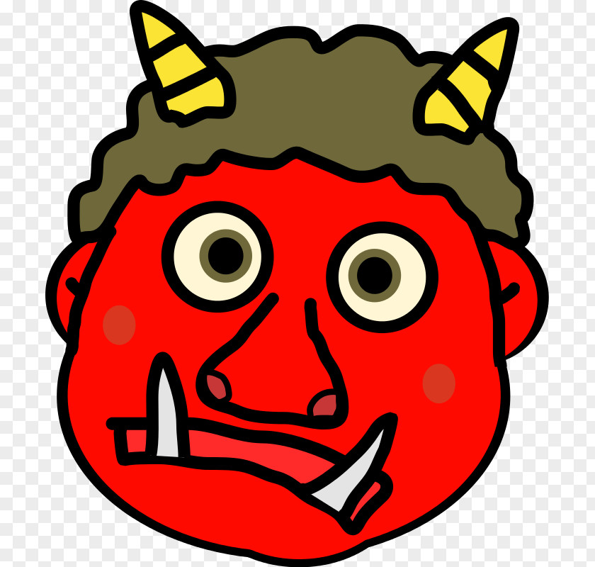 Setsubun Oni Demon Clip Art PNG