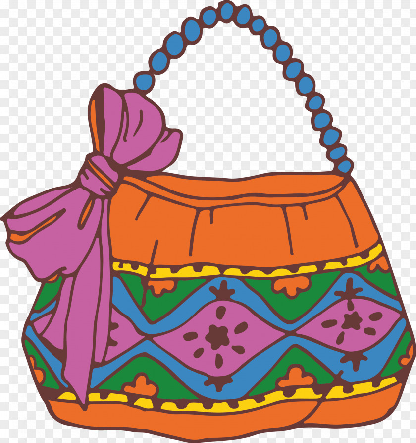 Vector Cartoon Bag Handbag Clip Art PNG