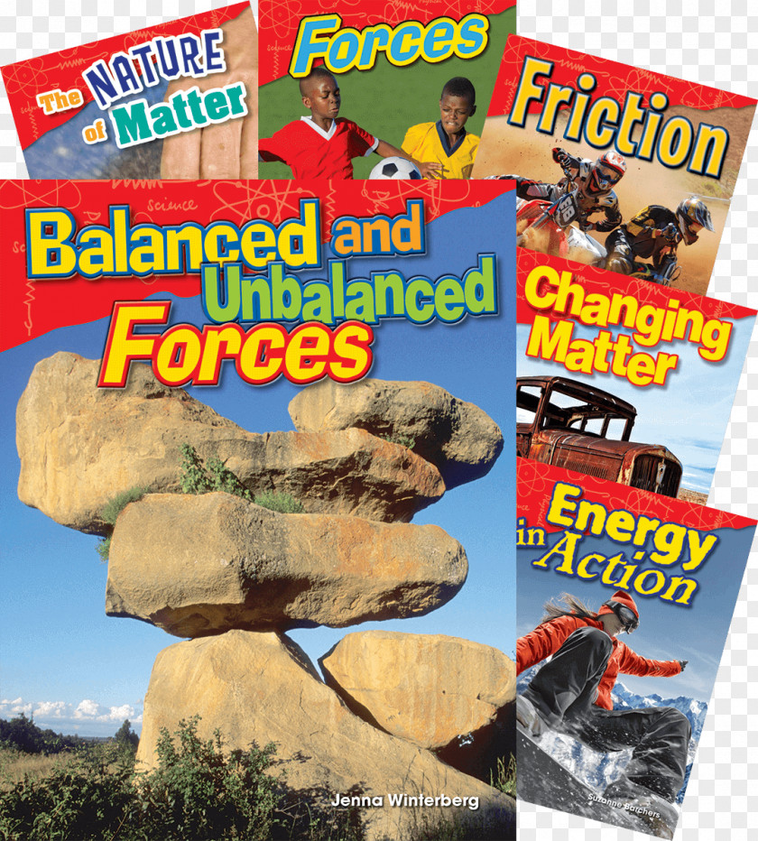 Book Cover Material Balanced And Unbalanced Forces Move It! Motion, You Let's Explore Physical Science Amazon.com PNG