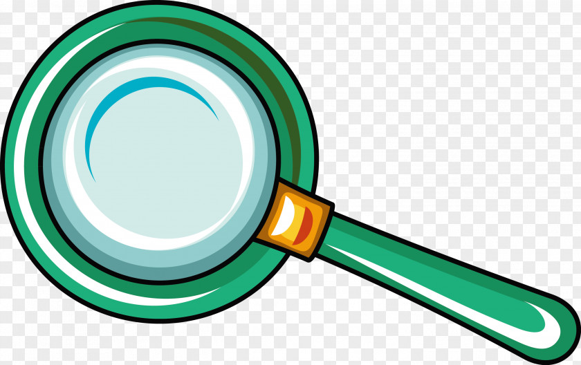 Magnifying Glass Decoration Vector Clip Art PNG