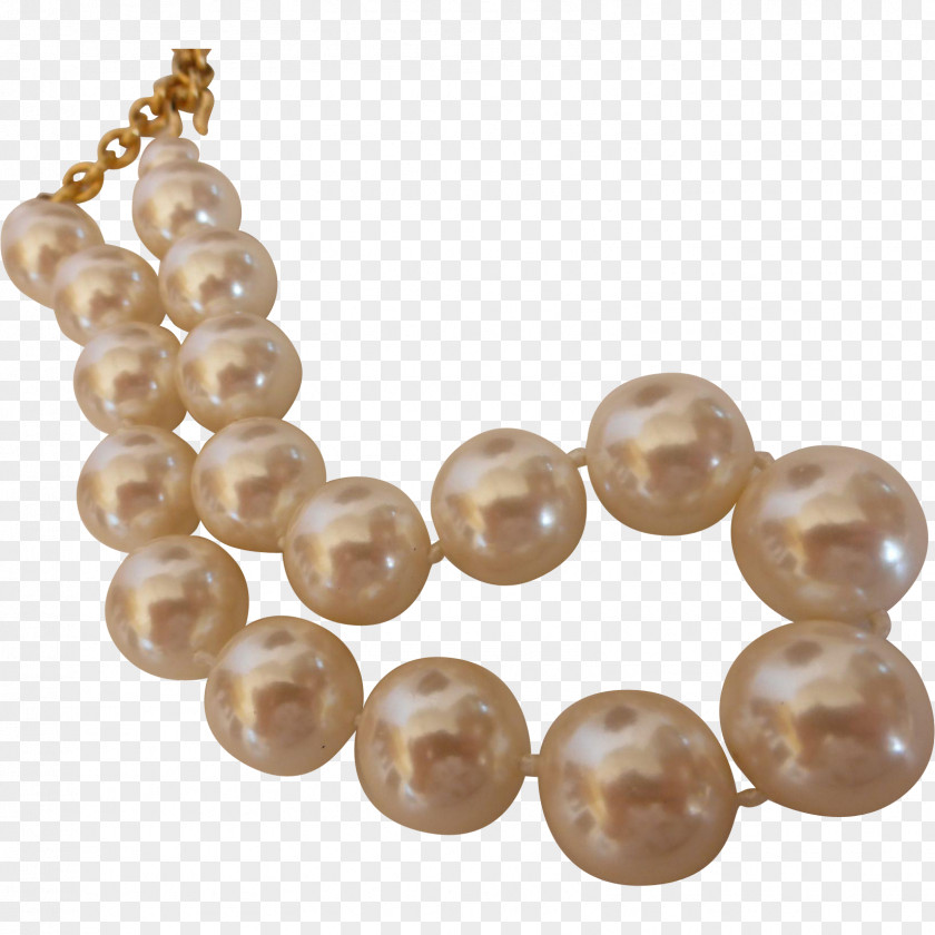 Necklace Pearl Imitation Choker PNG